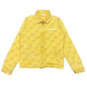 Women's Odd Future Denim Jeans Jacket Yellow - XS